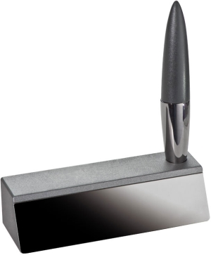 Długopis metalowy ze stojakiem