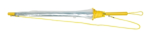 Parasol automatyczny, PANORAMIC, transparentny/żółty