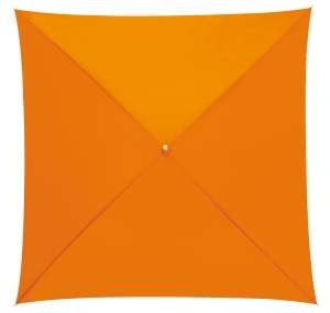 Parasol o kwadratowej czaszy, QUATRO, pomarańczowy