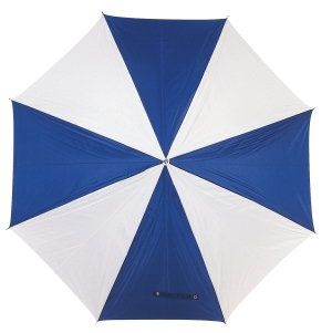 Parasol golf, RAINY, niebieski/biały