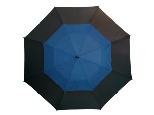 Parasol golf, MONSUN, czarny/niebieski