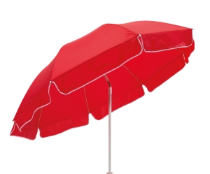 Parasol plażowy, ALOHA, czerwony