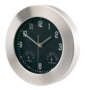 Aluminiowy zegar, JUPITER, srebrny