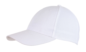 6 segmentowa czapka, PITCHER, biały
