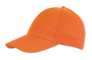 6 segmentowa czapka, PITCHER, pomarańczowy