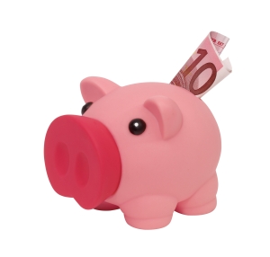 Skarbonka w kształcie świnki, MONEY COLLECTOR, różowy