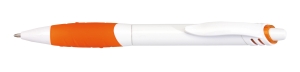Długopis, JINGLE, pomarańczowy/biały