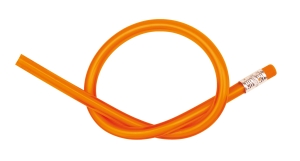 Ołówek elastyczny, AGILE, pomarańczowy