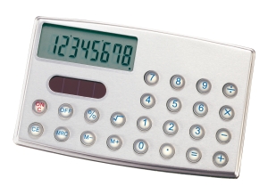 Kalkulator, SLIM ELEGANCE, srebrny