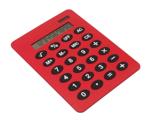 Kalkulator, A4, BUDDY, czerwony