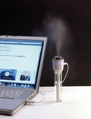 Nawilżacz powietrza na USB, CLIMATE, biały
