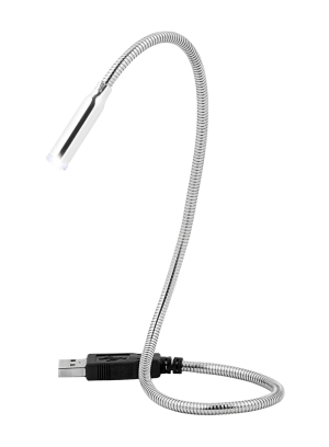 Lampka na USB, VIPERE, srebrny