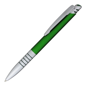 Długopis Striking, zielony/srebrny 