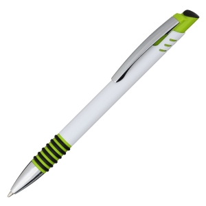 Długopis Joy, zielony/biały 