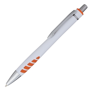 Długopis Vela, pomarańczowy/biały 