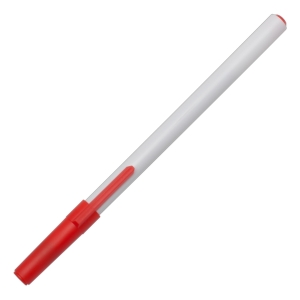 Długopis Clip, czerwony/biały 