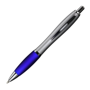 Długopis San Jose, niebieski/srebrny 