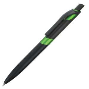 Długopis Marbella, zielony/czarny 