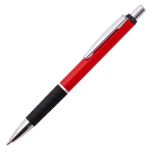 Długopis Andante Solid, czerwony/czarny 
