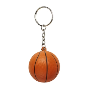 Brelok antystresowy Basket, pomarańczowy/czarny 
